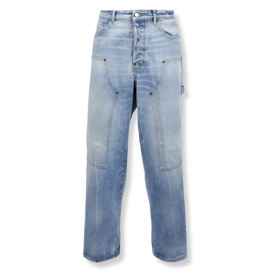 Dsquared2 Relaxed Fit Carpenter Jeans With Utility Pockets