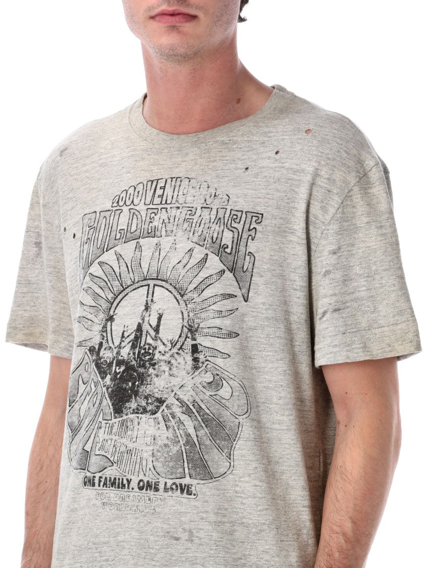 Golden Goose Golden Goose Used Grey T Shirt