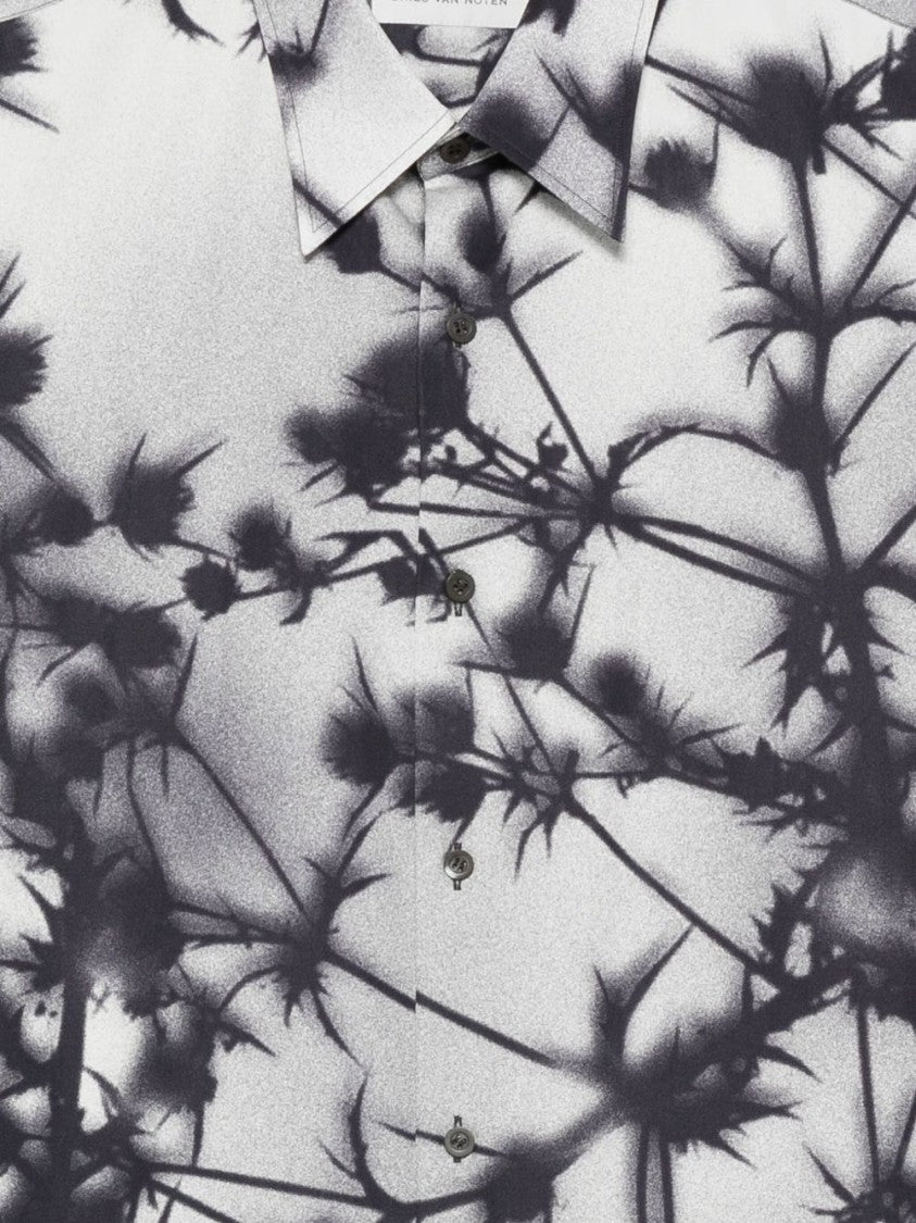 Dries Van Noten Floral Print Short-Sleeved Shirt