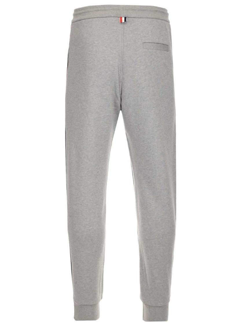 Thom Browne Relaxed Fit Grey Trousers