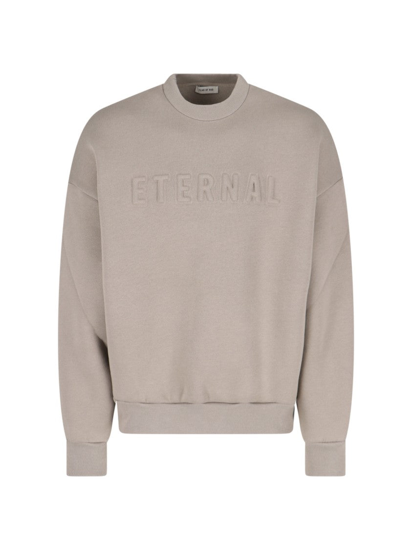 Fear Of God Relaxed Fit Sweatshirt With Embossed Detail