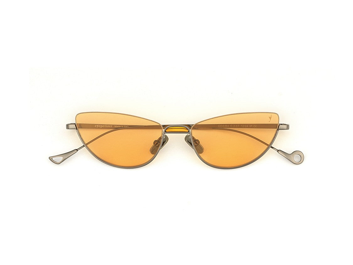 Eyepetizer Amber Odaiba Metal Cat-Eye Sunglasses