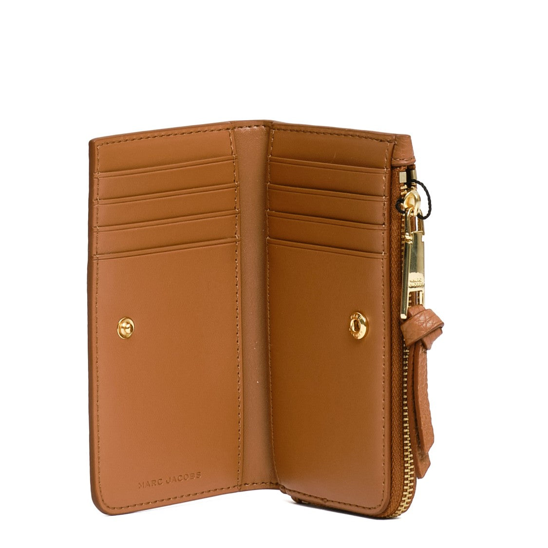Marc Jacobs Medium Textured Leather Wallet With Snap Closure