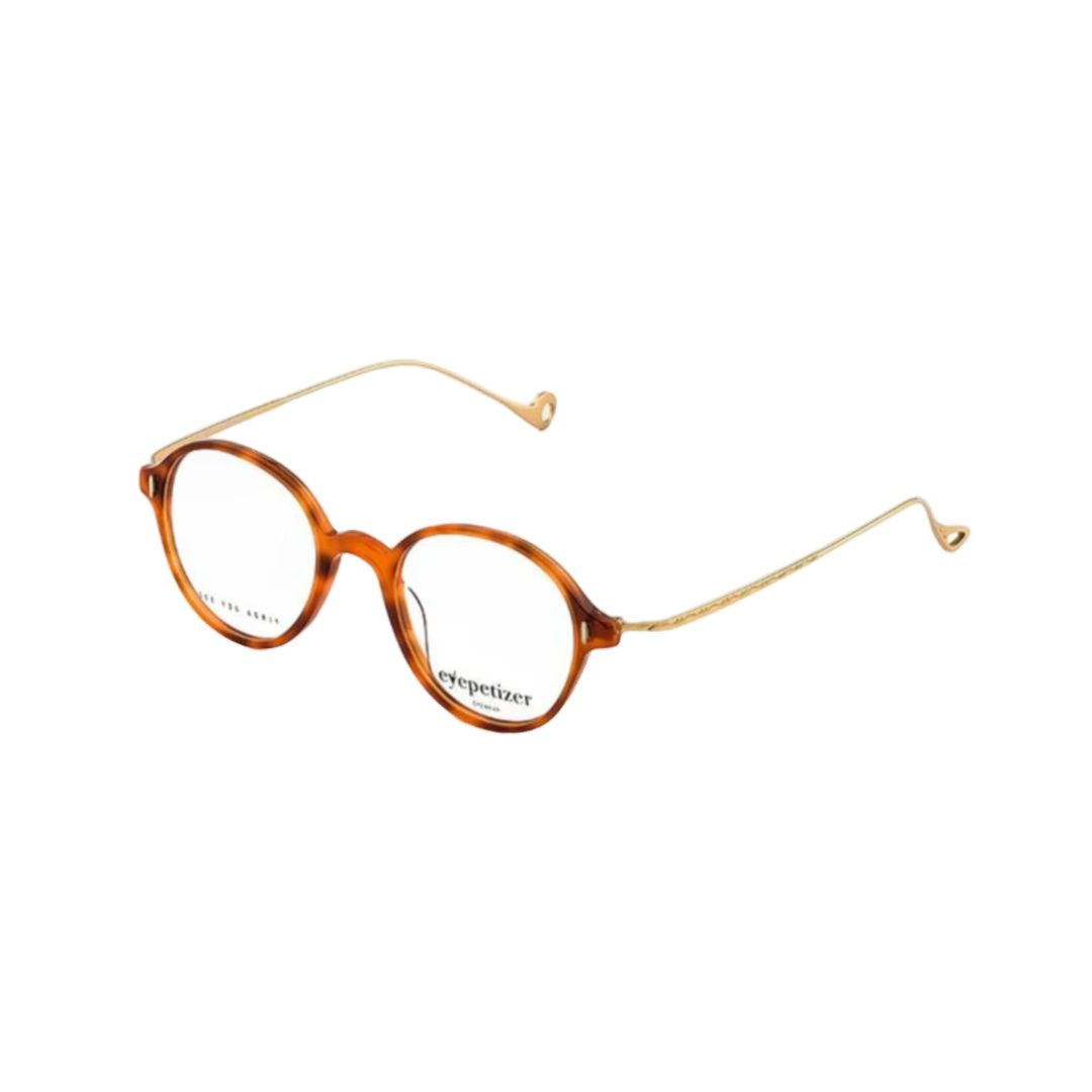 Eyepetizer Elizabeth Opt Round Frame Eyepetizer Eyeglasses With Gold-Toned Temples