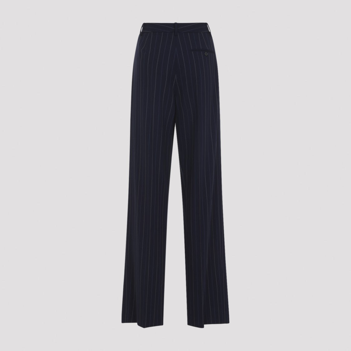 Polo Ralph Lauren Straight-Leg Trousers With High Waist And Vertical Pinstripes