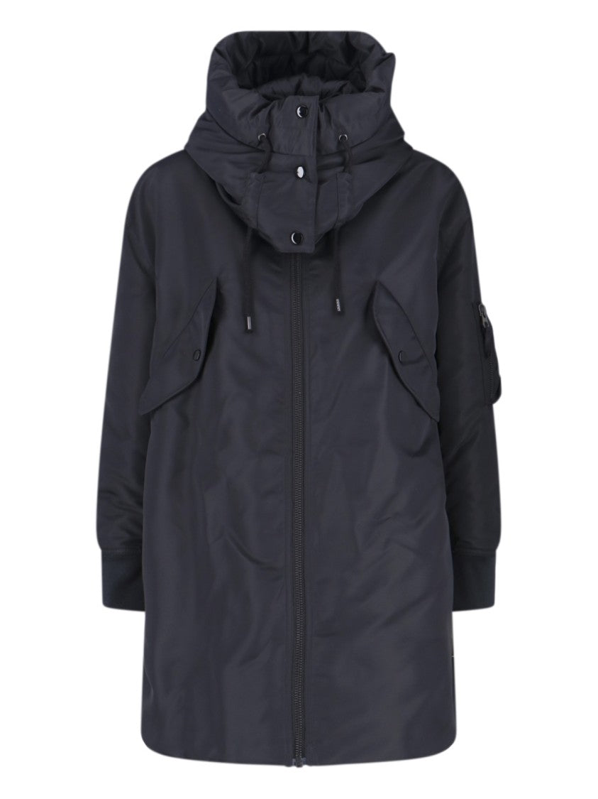 Aspesi Technical Hooded Coat – Navy