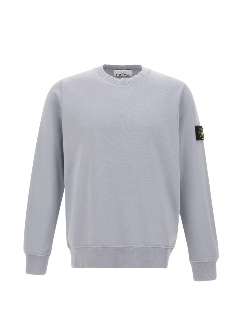 Stone Island Cotton Logo Sweatshirt