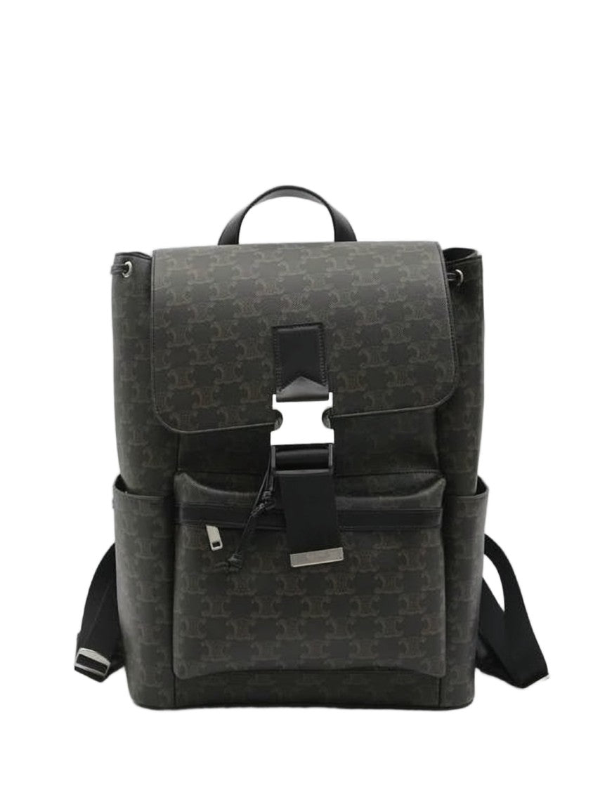 Celine Structured Monogram Canvas Backpack