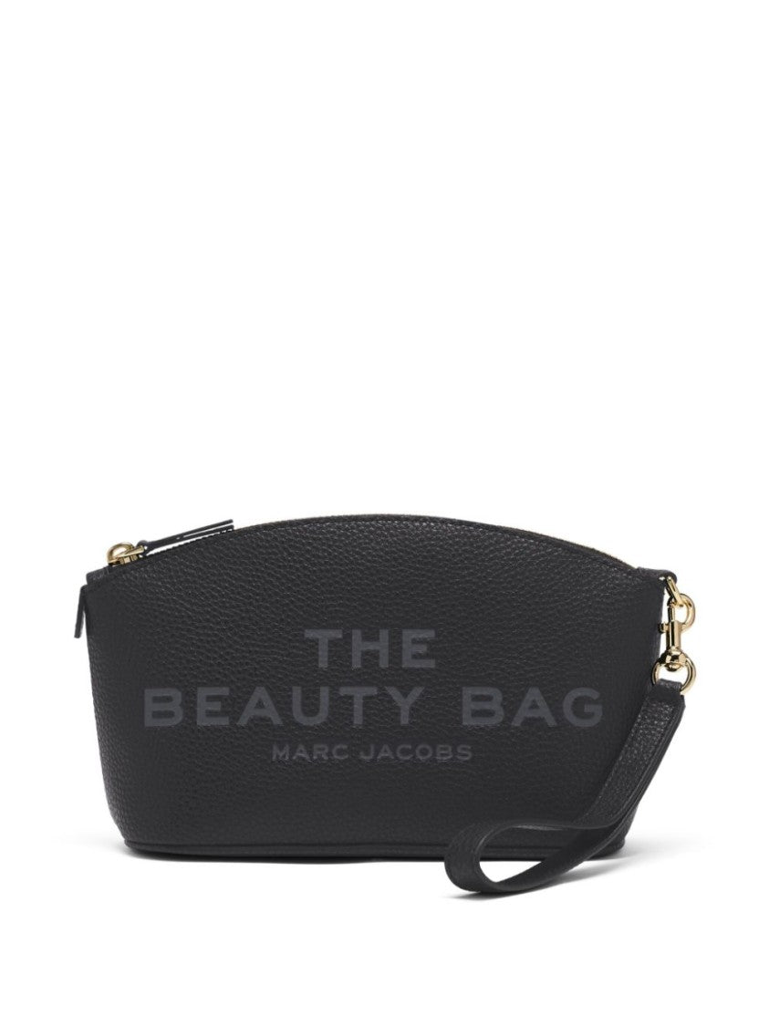 Marc Jacobs Textured Black Handbag With Detachable Strap