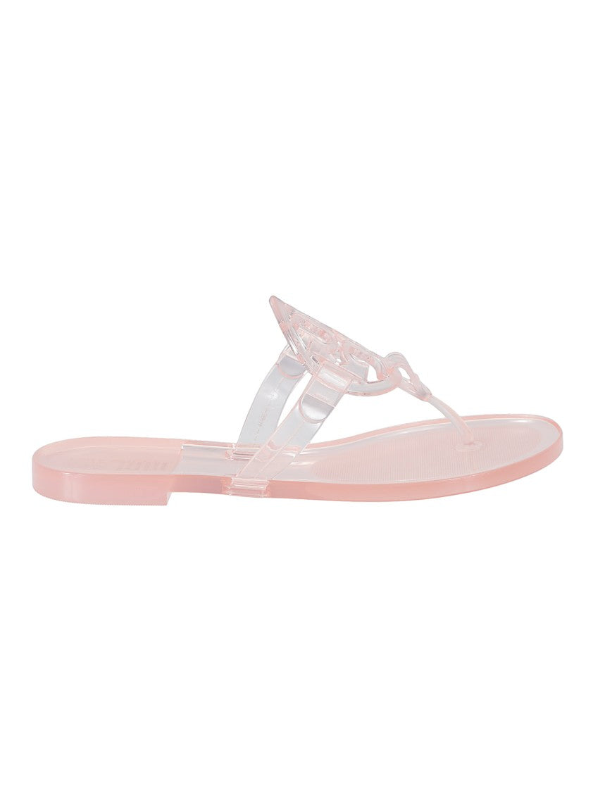 Tory Burch Clear Jelly Miller Flat Sandals