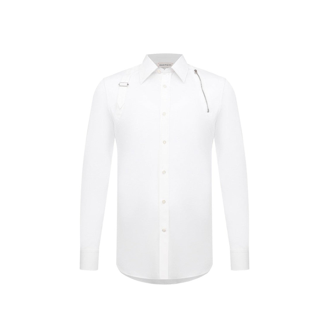 Alexander Mcqueen Crisp Cotton Shirt With Long Sleeves