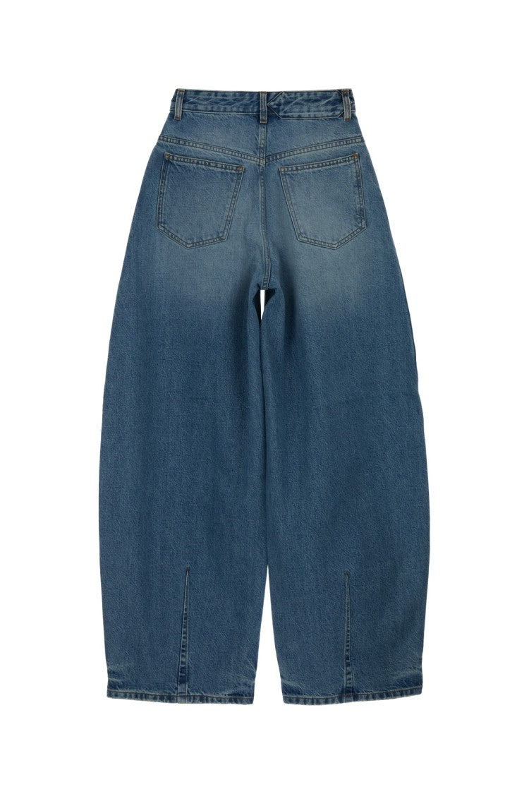 Jacquemus Wide-Leg Denim Shorts