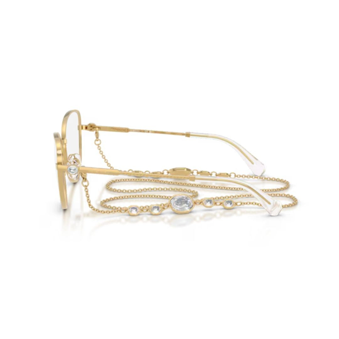 Swarovski 0Sk1022 Gold-Tone Cat-Eye Eyeglasses