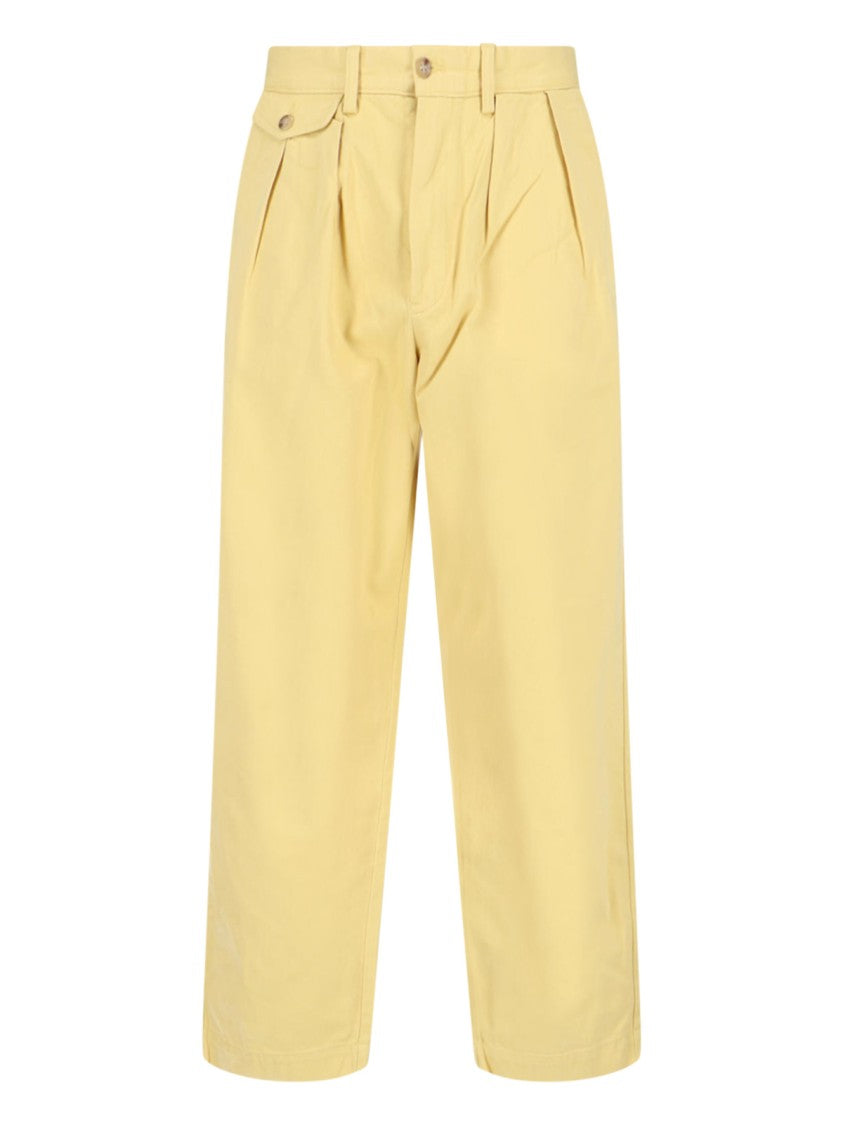 Polo Ralph Lauren Straight-Leg Trousers In Vibrant Yellow