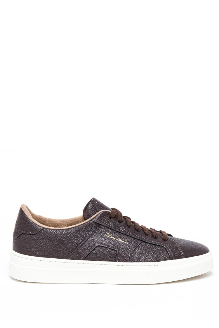 Santoni Gloria Model Leather Sneakers