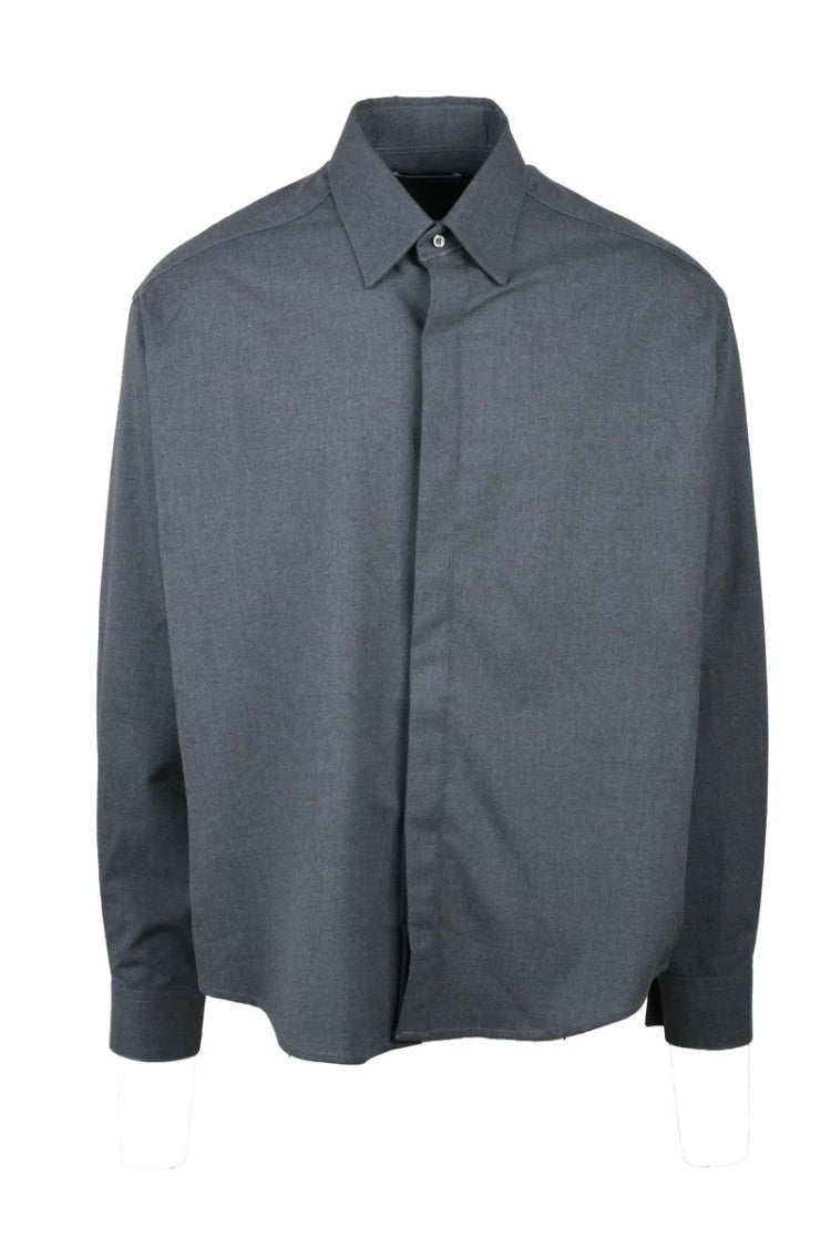 Dressism. Shirt Polyester Viscose Elastane - Grey