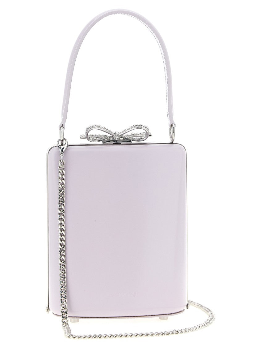 Self-Portrait 'Lilac Leather Mini Bow' Handbag