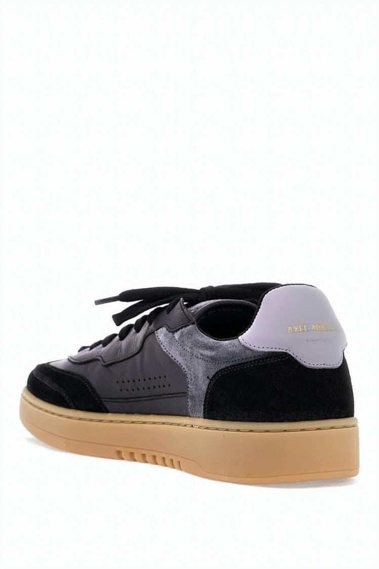 Axel Arigato Black/Muted Blue Leather And Suede Sneakers