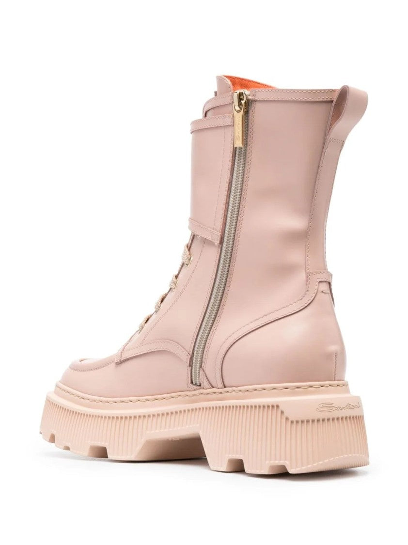 Santoni High-Top Ankle Boots