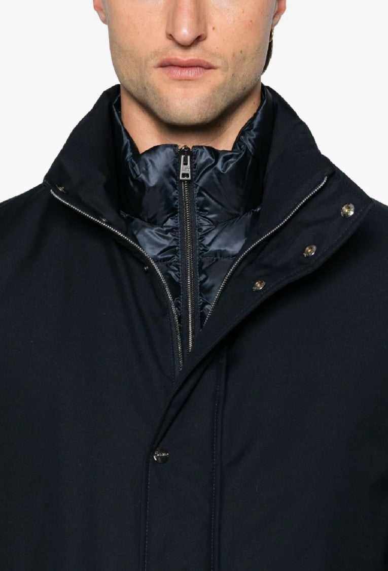 Herno Mid-Length Down Jacket With High Collar