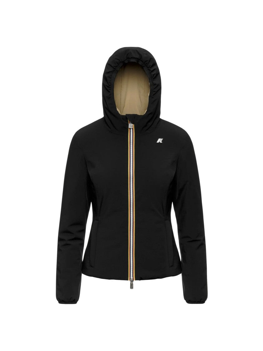 K-Way Reversible Short Jacket With Waterproof Layer And Insulation