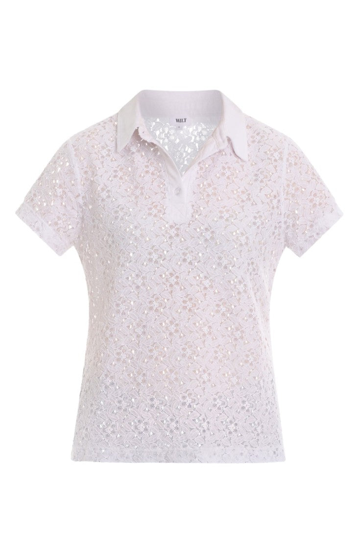 Wilt Short Sleeve Lace Polo