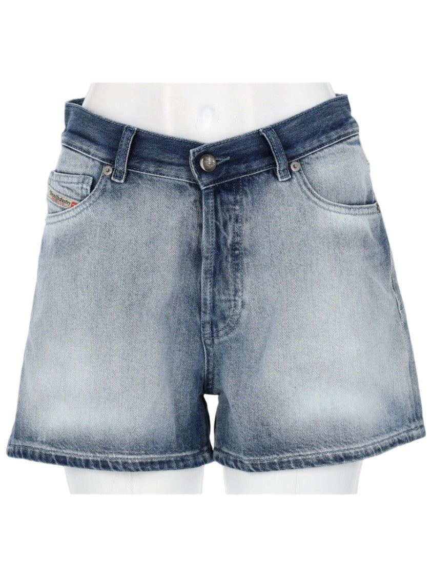 Diesel De-Helios Faded Cotton-Blend Shorts
