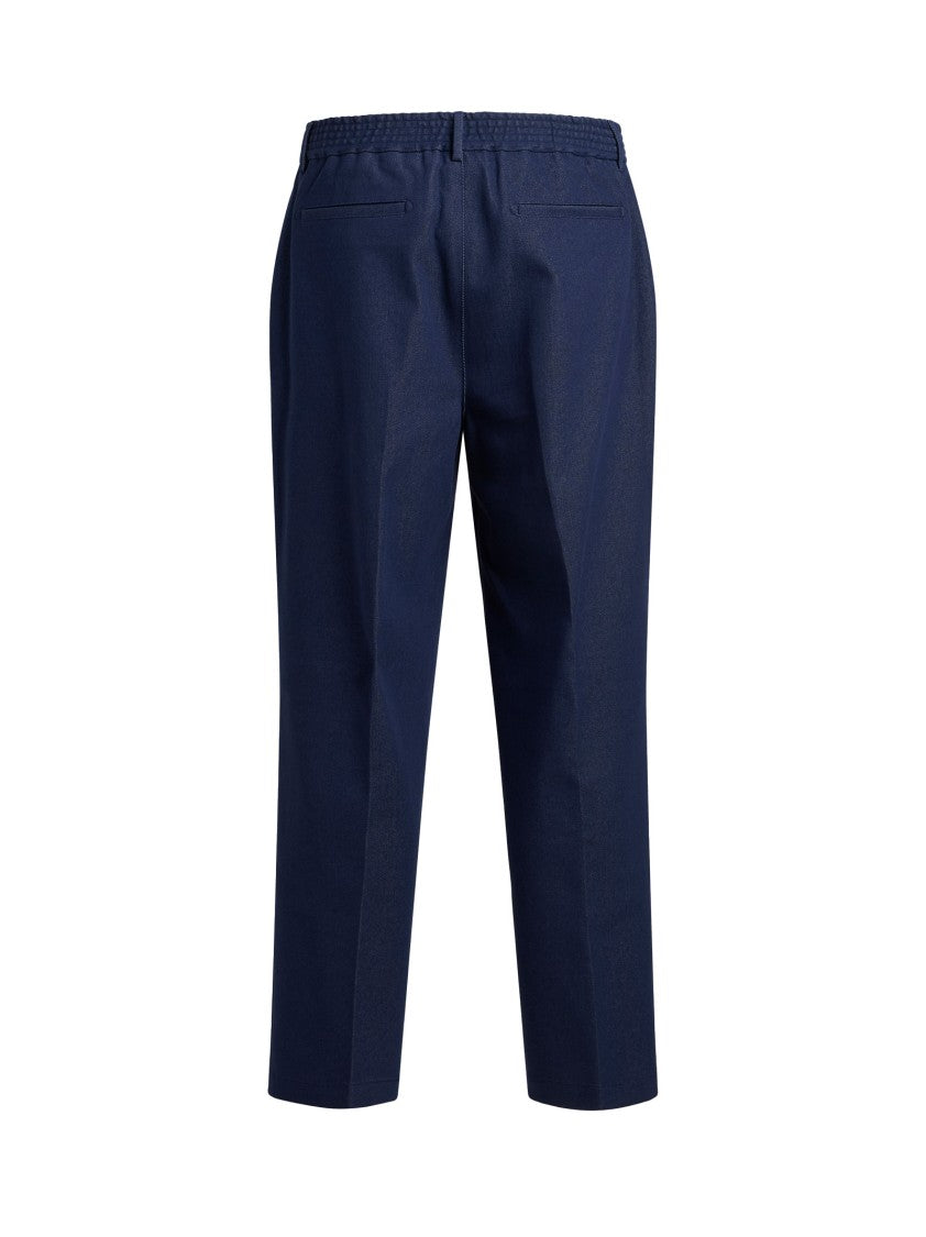 Etro Deep Blue Tailored Wool Trousers