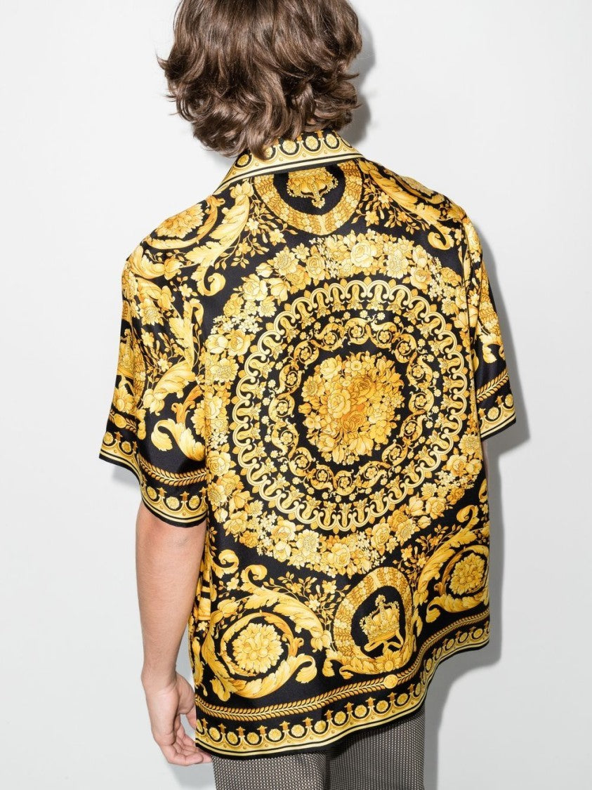 Versace Ornate Baroque Patterned Shirt
