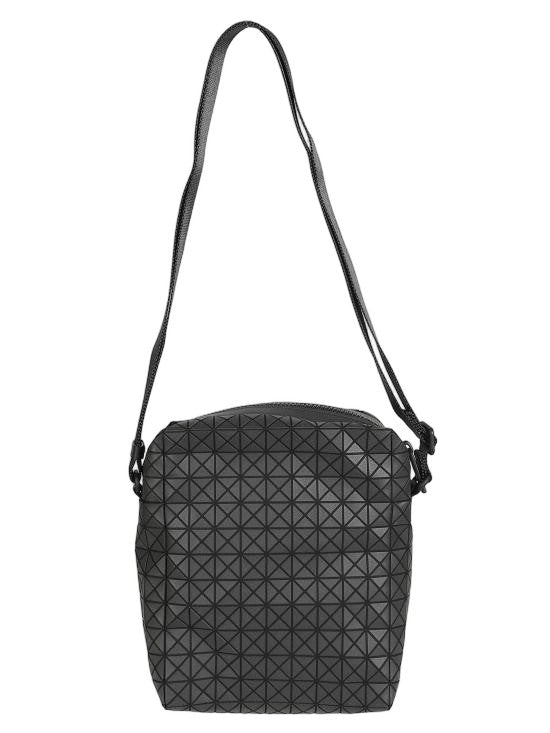 Baobao Geometric Patterned Black Tote Bag