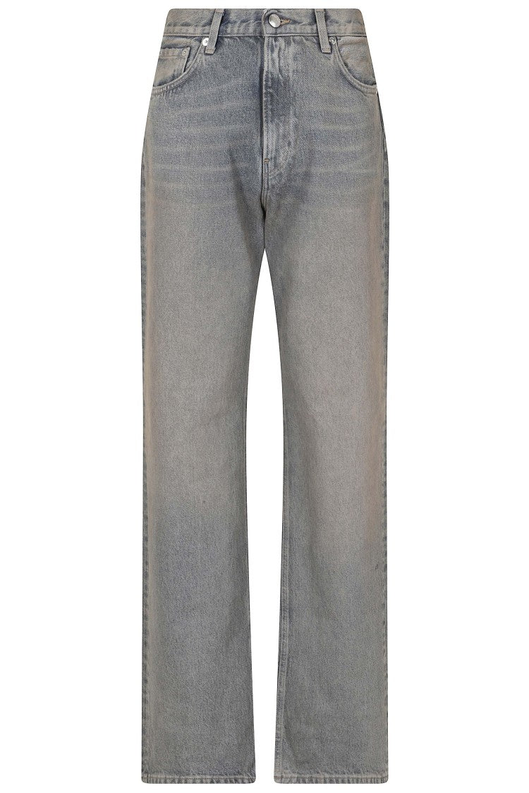 Haikure Blue Ziggy Relaxed Wide-Leg Jeans