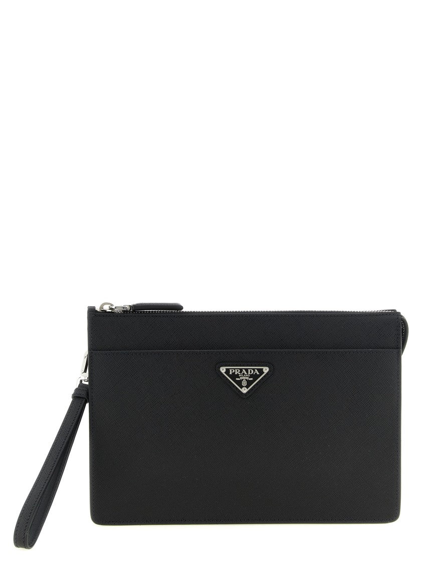 Prada Saffiano Leather Pouch