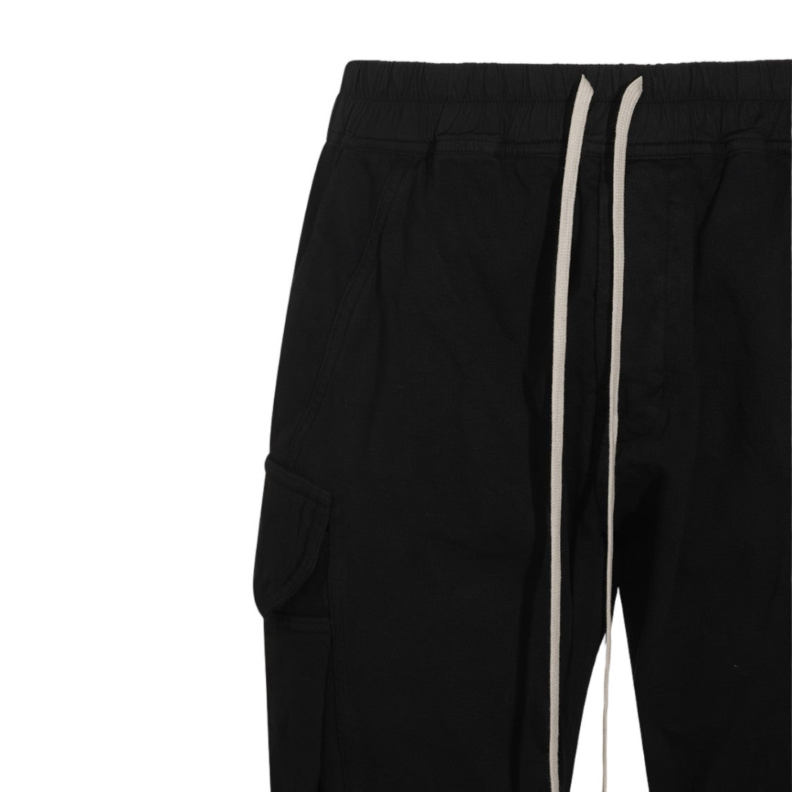 Drkshdw By Rick Owens Slim Tapered Trousers With Ribbed Cuffs And Utility Pockets