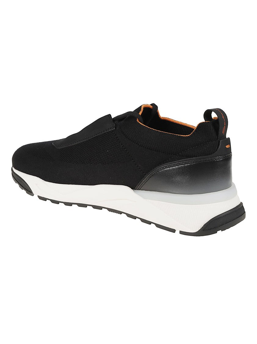 Santoni Flin Streamlined Slip-On Sneakers