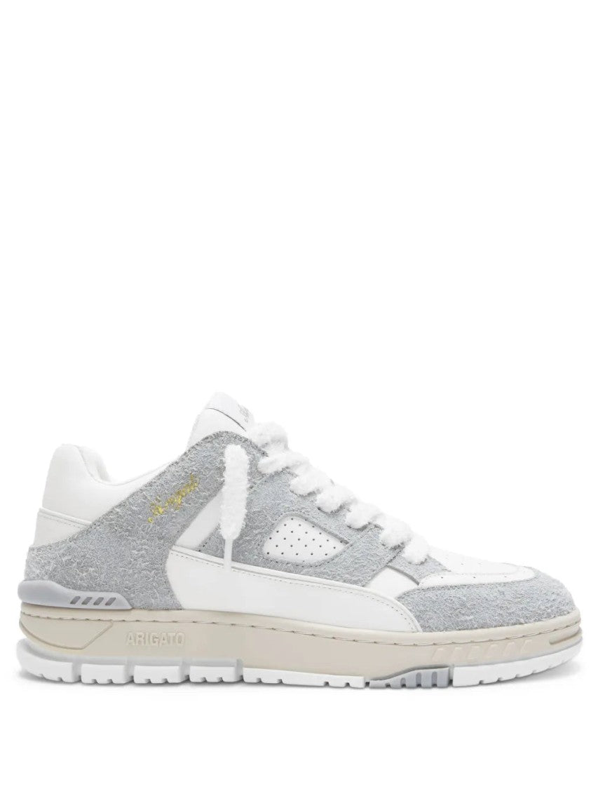 Axel Arigato Grey/White Area Lo Panelled Sneakers