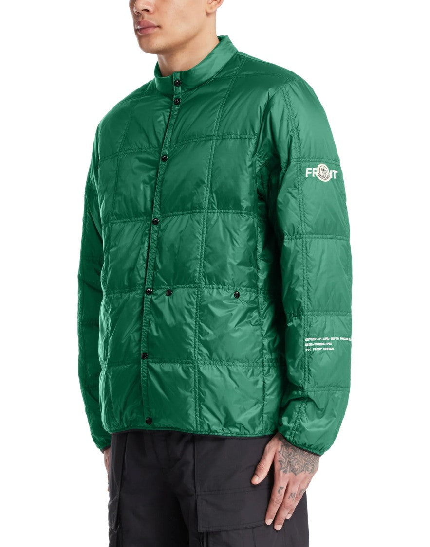 Moncler Quilted Dark Green Down Jacket