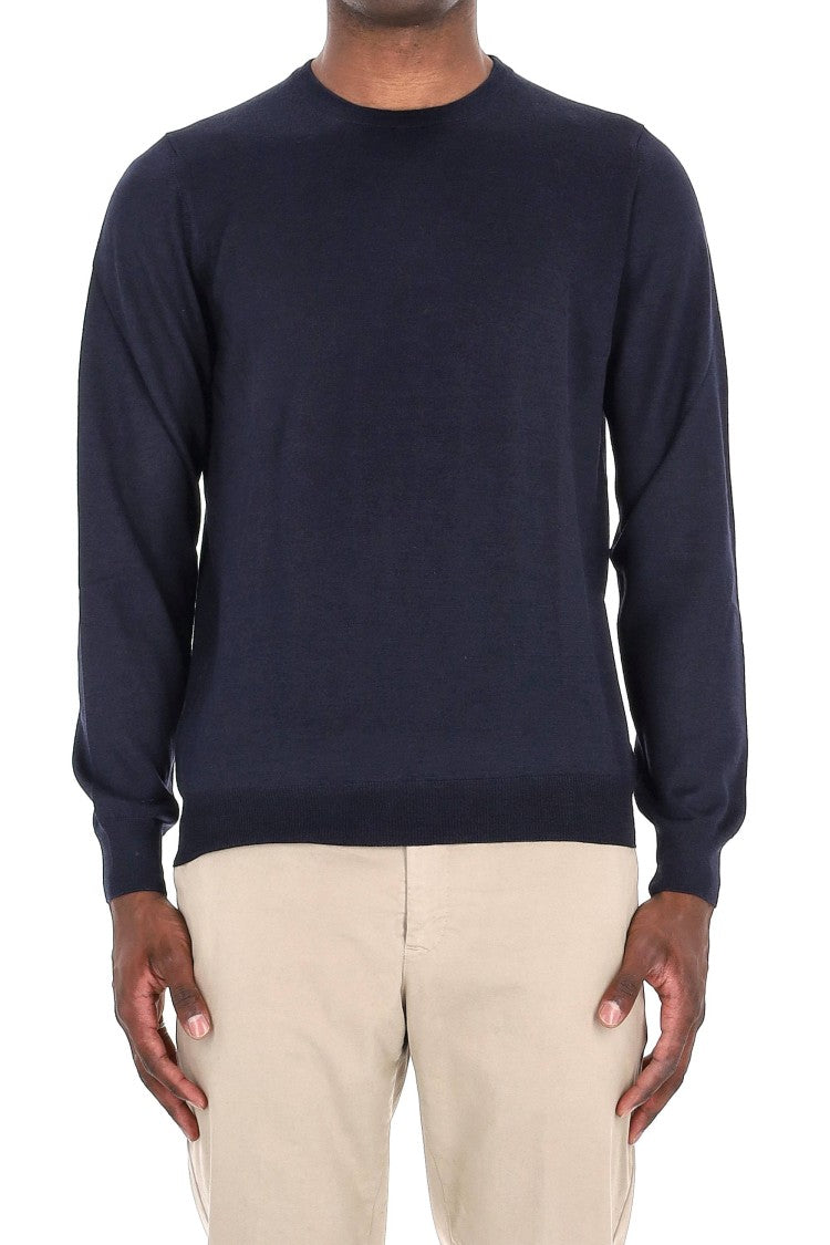Barba Cashmere And Silk Crewneck Sweater