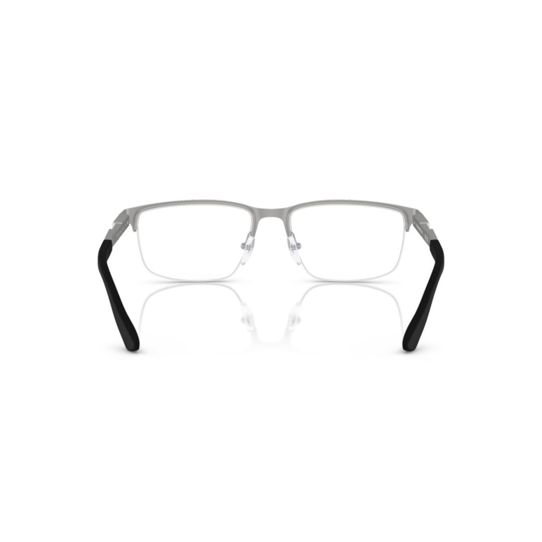 Emporio Armani 0Ea1164 Rectangular Metal Eyeglass Frames With Adjustable Nose Pads