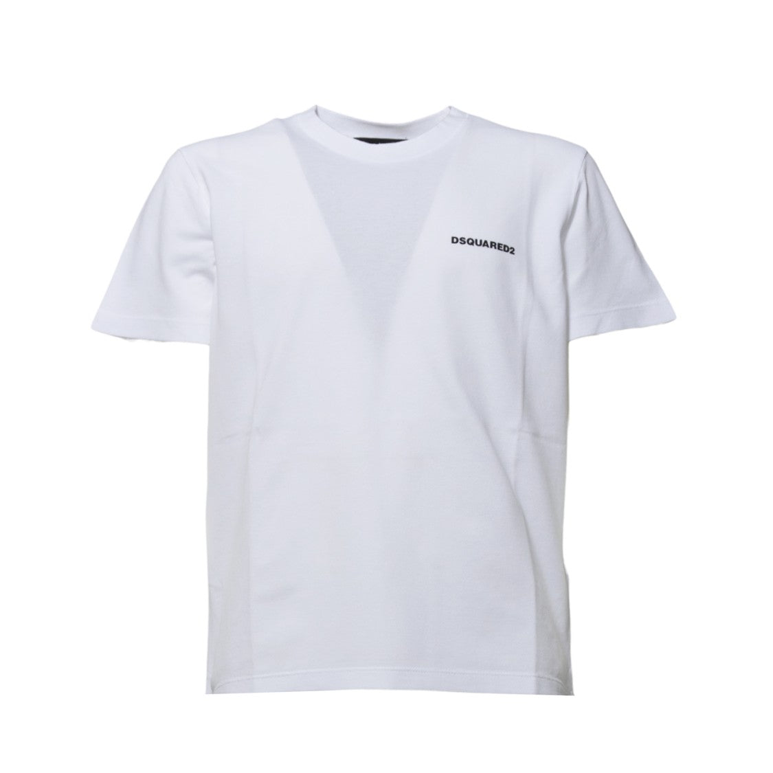 Dsquared2 Classic White Short-Sleeve T-Shirt With Tonal Detail