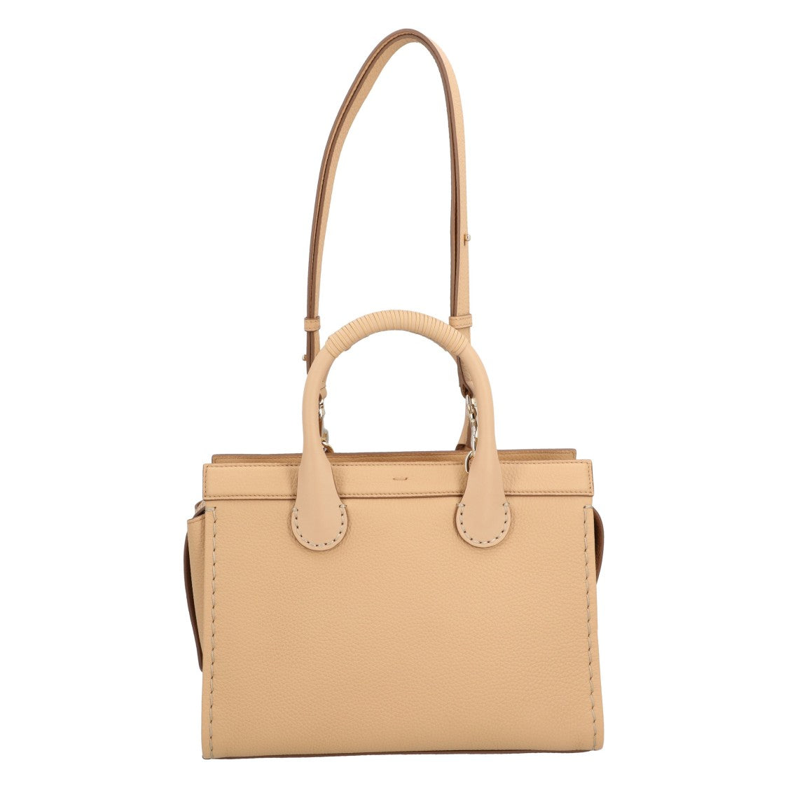 Chloé Edith Medium Zip Tote Bag Beige