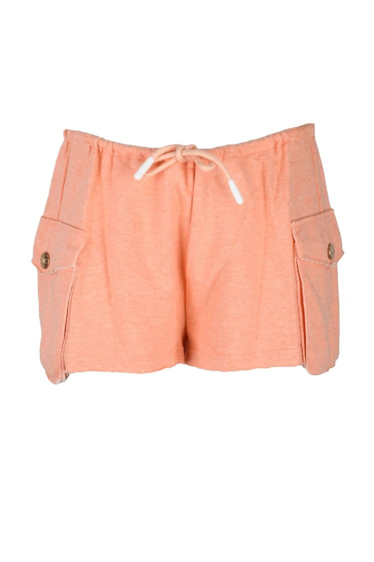 Elisabetta Franchi Cotton Shorts - Peach