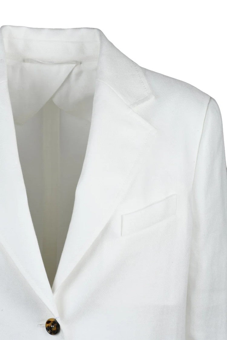 Max Mara Linen Jacket - White