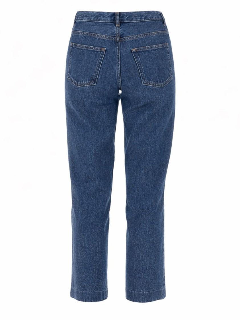 A.P.C. New Sailor Deep Blue Cotton Jeans