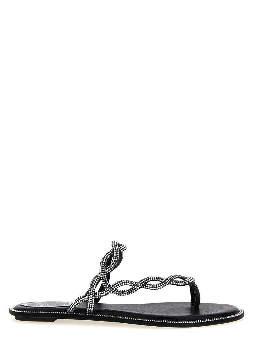 René Caovilla Braid' Sandals
