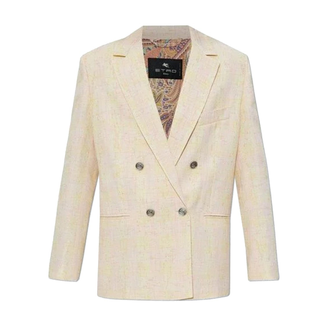 Etro Tailored Double-Breasted Etro Jacket With Elegant Texture