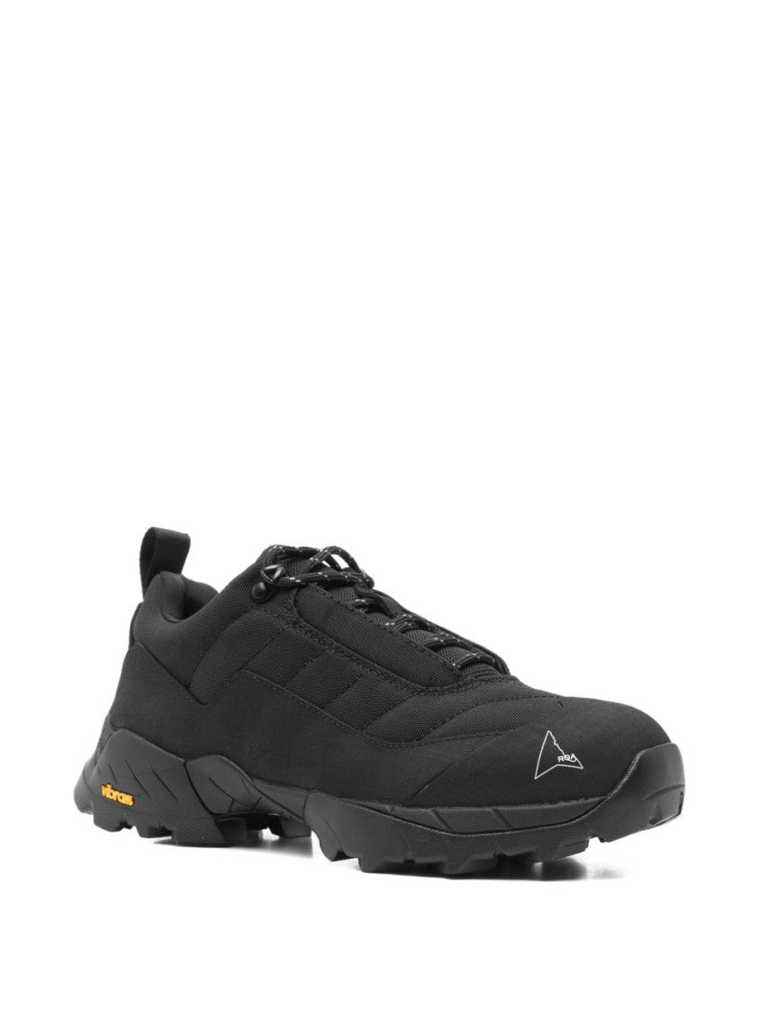 Roa All-Black Low-Profile Sneakers With Vibram Sole