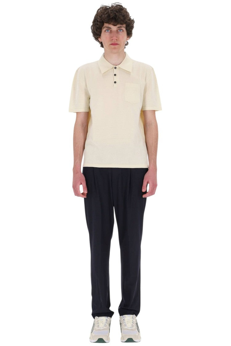 A.P.C. Beige Colin Pocket Cotton Polo Shirt