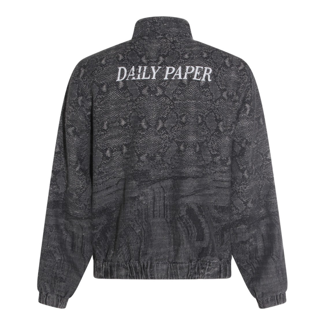 Daily Paper Structured Blue Denim Jacket With Timeless Design