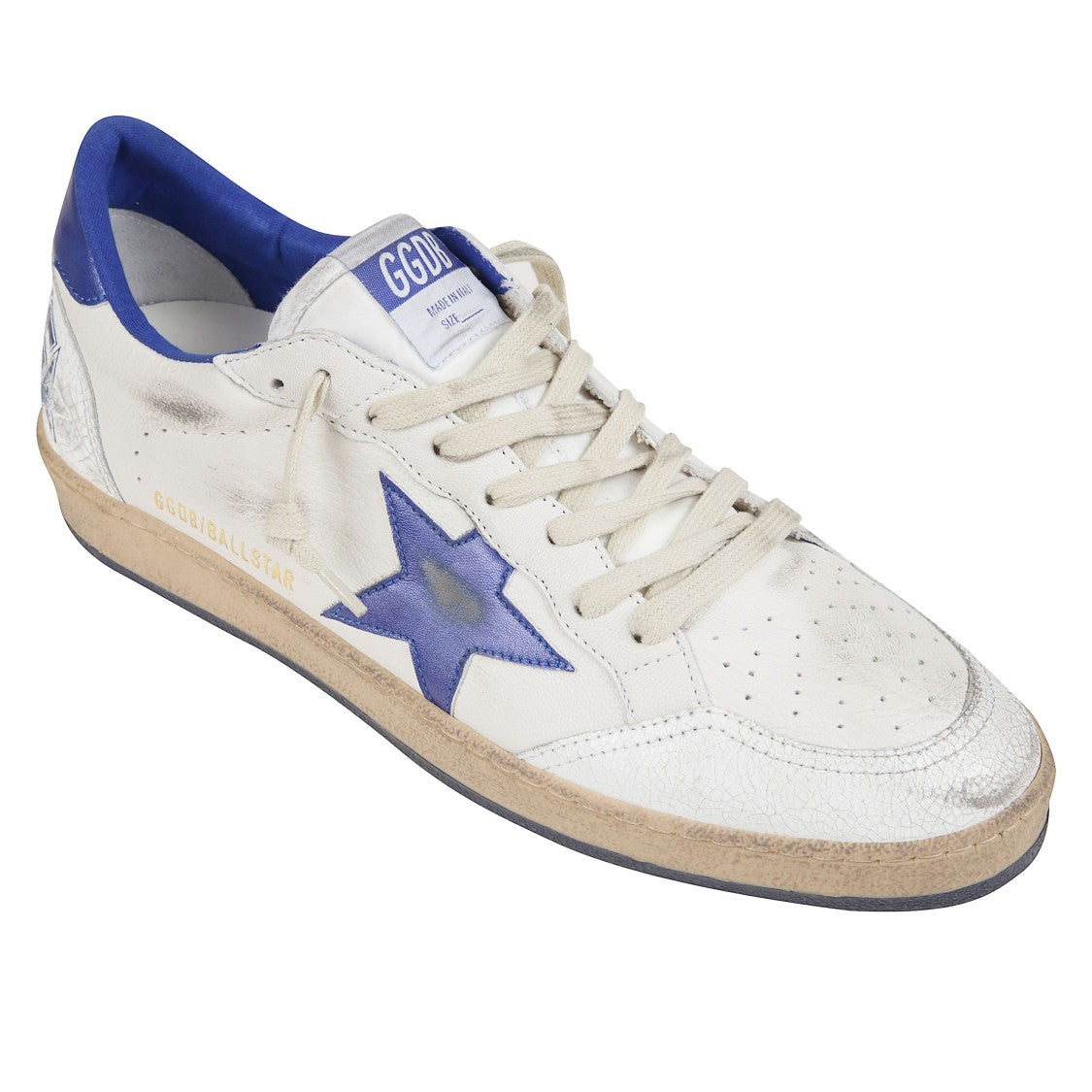 Golden Goose Vintage Low-Top Sneakers With Laminated Leather Details