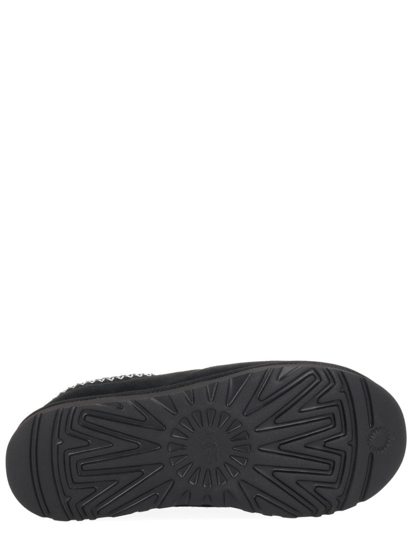Ugg Slip-On Slipper With Decorative Zigzag Stitch And Textured Sole